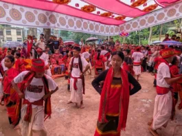 খাগড়াছড়িতে বর্ণিল শোভাযাত্রায় বৈসু ও চৈত্রসংক্রান্তিকে বরণ