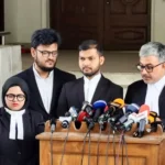 বিচার বিভাগের সরকারের হস্তক্ষেপের অভিযোগে প্রতিবাদ এনসিপির আইনজীবীদের