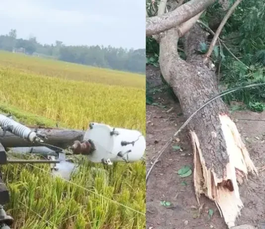 চট্টগ্রামে কালবৈশাখীর তাণ্ডবে বিদ্যুৎ বিপর্যয়