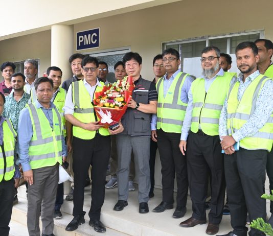 হালিশহরে পয়ঃনিষ্কাশন প্রকল্পের অগ্রগতি পরিদর্শনে ওয়াসার এমডি