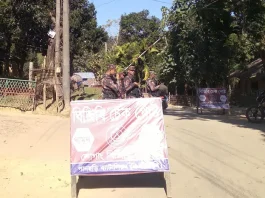 খাগড়াছড়ি সীমান্তে বিজিবির অস্থায়ী অপারেশন বেইজ ক্যাম্প স্থাপন