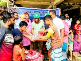 বাঁশখালীর বানভাসি মানুষের পাশে সিভাসু