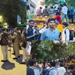 দিল্লির বিক্ষোভস্থলে ব্যাপক পুলিশ