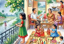 মুনতাহার বৃষ্টি মুখর দিন