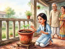 সবুজ পাতার হাসি
