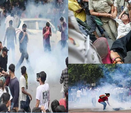 দফায় দফায় সংঘর্ষে ১১৮ পুলিশ আহত, গ্রেপ্তার ৭০