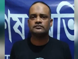 জুলাই স্মৃতি স্তম্ভে আগুন দেওয়ার চেষ্টা, খাগড়াছড়িতে ছাত্রলীগ নেতা আটক