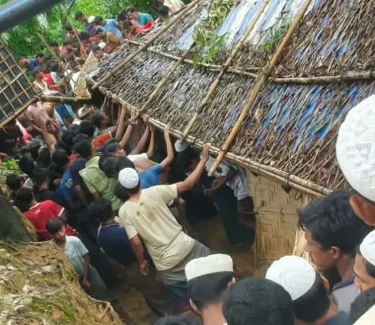 রোহিঙ্গা ক্যাম্পে পাহাড়ধসে ৩ মাদরাসা শিক্ষার্থী নিহত