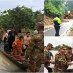 পার্বত্য চট্টগ্রামে বন্যা-পাহাড়ধস: উদ্ধার ও ত্রাণ কার্যক্রমে সেনাবাহিনী