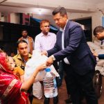 বন্যাদুর্গত প্রতিবন্ধীদের মধ্যে ত্রাণ নিয়ে হাজির মানবিক ডিসি