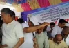 চন্দনাইশে নেতা-কর্মীদের ভিড়ে ভেঙে পড়ল মঞ্চ, অক্ষত অর্থমন্ত্রী