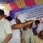 চন্দনাইশে নেতা-কর্মীদের ভিড়ে ভেঙে পড়ল মঞ্চ, অক্ষত অর্থমন্ত্রী