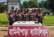 খাগড়াছড়িতে বিজিবির সঙ্গে চোরাকারবারিদের গোলাগুলি