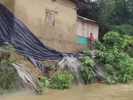 আলীকদমে ভয়াবহ নদীভাঙন
