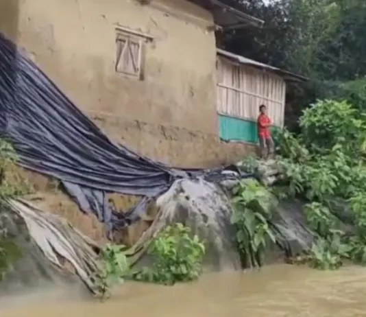 আলীকদমে ভয়াবহ নদীভাঙন