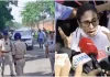 কলকাতায় মমতার ওপর হামলা, অল্পের জন্য প্রাণে রক্ষা