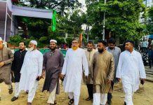 লালদিঘী সমাবেশের প্রস্তুতি দেখলেন ১১ দলীয় নেতারা